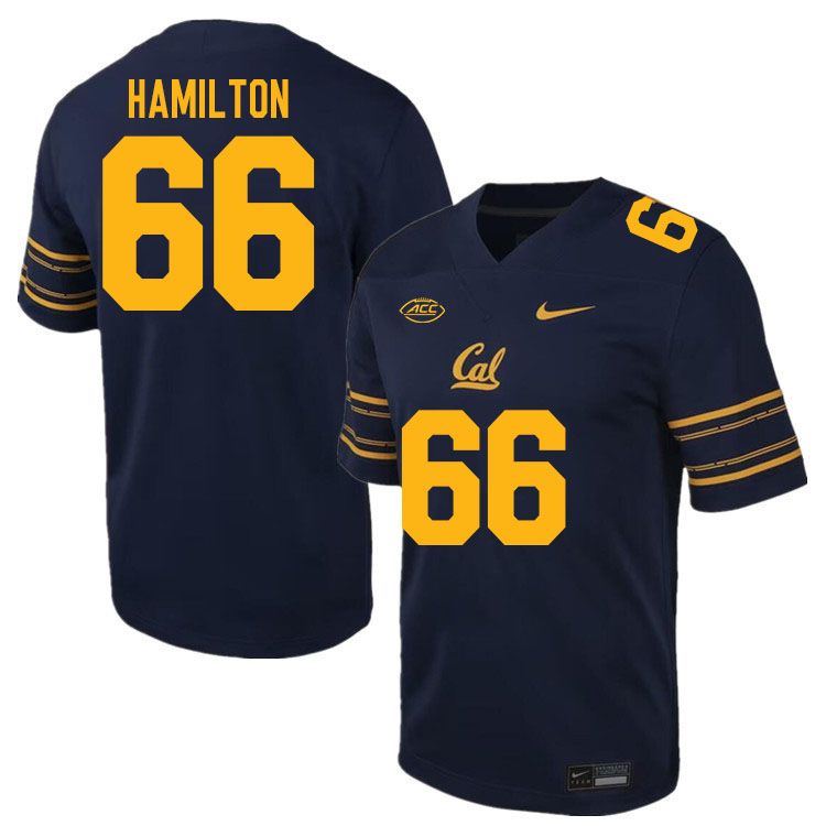 California Golden Bears #66 Colin Hamilton ACC Conference College Football Jerseys Stitched Sale-Navy